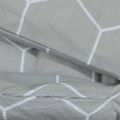 vidaXL Súprava obliečok na paplón sivá 260x220 cm bavlna