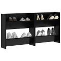 vidaXL Skriňa na topánky 2 ks 60 x 18 x 60 cm Kompozitné drevo