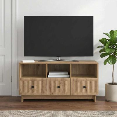 vidaXL TV skrinka 102 x 34,5 x 50 cm Dub artisan Kompozitné drevo