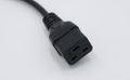 XtendLan prepojovací kábel 230V C19 na C14, čierny Kábel, prepojovací, napájací, AC 230V, IEC-320-C19 (F) na IEC-320-C14 (M), dĺžka 40cm, čierny