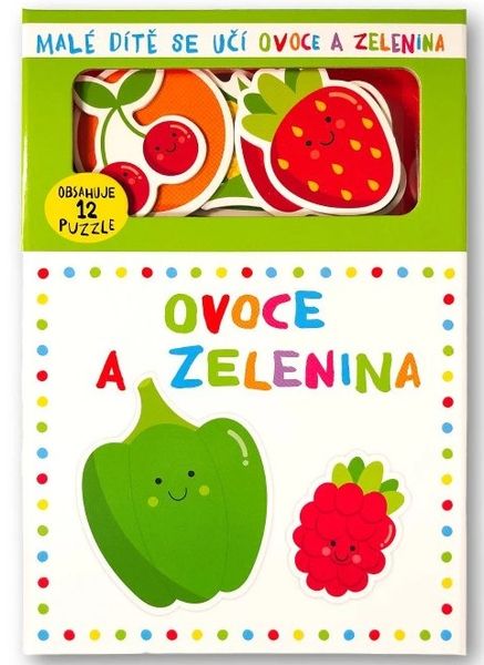 Malé dítě se učí Ovoce a zelenina