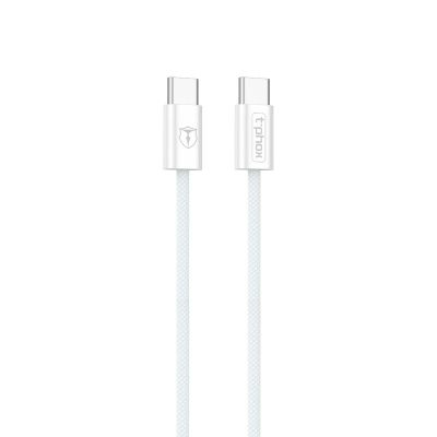T-phox CC15 séria kábel usb-c/usb-c 60W 3A biely
