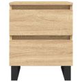 vidaXL Nočné stolíky 2 ks dub sonoma 40x35x50 cm kompozitné drevo
