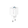 Forever TC-08-20AC GaN PD QC nabíjačka 1x USB-C 1x USB 20W biela