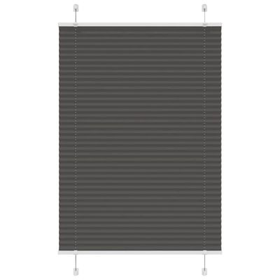 vidaXL plisovaná roleta čierna 90x100 cm Šírka látky 89,4 cm