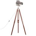 vidaXL Lampa na statíve, mangový masív 180 cm
