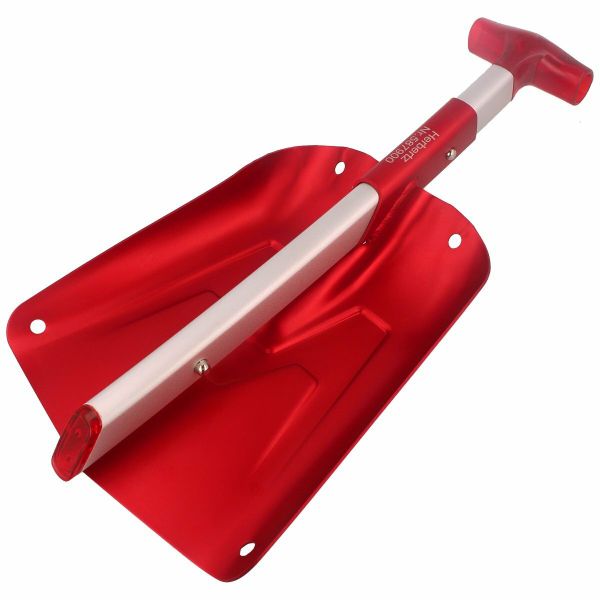 Herbertz 587900 teleskopická lopata, hliník, dvojdielna rukoväť 44 - 64 cm, červená