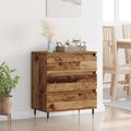vidaXL Servírovacia skriňa Staré drevo 60 x 35 x 70 cm