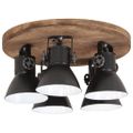 vidaXL Závesná lampa 25 W čierna 50x50x25 E27