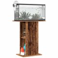vidaXL Stojan na akvárium staré drevo 36x60,5x72,5 cm kompozitné drevo