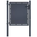 vidaXL Záhradná brána z ocele 100x75 cm antracitová