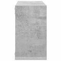 vidaXL Nástenné police 4 ks betónovo-sivé 26x15x26 cm