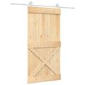 vidaXL Posuvné dvere Prírodná a biela 100 x 210 cm