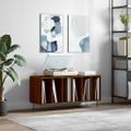 vidaXL Skrinka na platne hnedý dub 100x38x48 cm kompozitné drevo