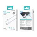 BWOO kábel USB-C - Lightning 2m 27W ABS + TPE biely