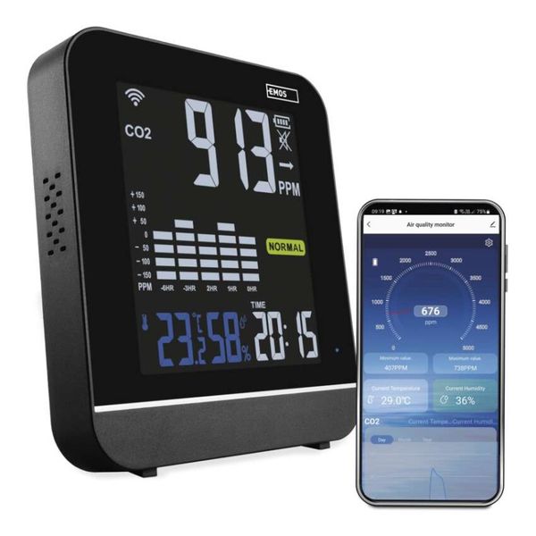 GoSmart Monitor kvality ovzdušia E30300 s WiFi