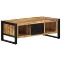 vidaXL konferenčný stolík 90x50x36 cm masívne hrubé drevo mango