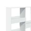 vidaXL Deliaca stena biela 100x33x115 cm kompozitné drevo