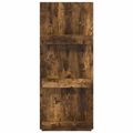 vidaXL Regál na časopisy Dymová dub 43 x 11 x 102 cm Kompozitné drevo