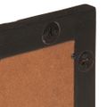 vidaXL Zrkadlo do kúpeľne čierne 50x70x2,5 cm masívny mangovník a sklo