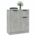 vidaXL Komoda betónovo sivá 60x30x70 cm spracované drevo
