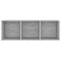 vidaXL TV skrinky 2 ks betónové sivé 107x35x37 cm drevotrieska