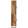 vidaXL Highboard Staré drevo 34,5 x 34 x 180 cm Kompozitné drevo