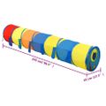 vidaXL Detský hrací tunelový stan viacfarebný 245 cm polyester