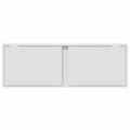 vidaXL TV nástenná skrinka s LED svetlami biela 100x31x35 cm