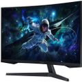 Samsung Odyssey/G55C/32"/VA/QHD/165Hz/1ms/Black/2R LED monitor, herní, prohnutý, 31,5", VA, 2560×1440, 16:9, 165Hz, 1ms, 300cd/m2, 2500:1, HDMI, DisplayPort, VESA, en. tr. G, cerný