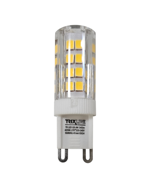 LED žiarovka 4W G9 4200K neutrálna biela Trixline