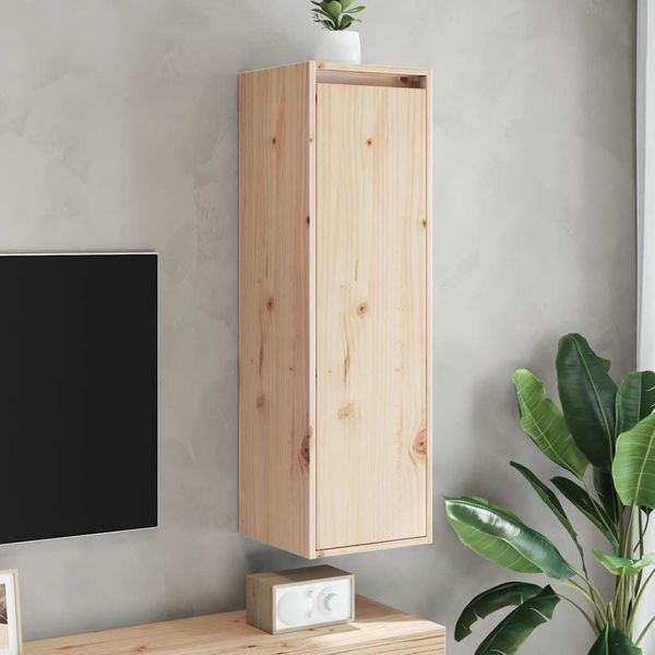 vidaXL Nástenné skrinky 2 ks 30x30x100 cm masívne borovicové drevo