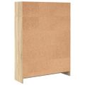 vidaXL Knižnica dub sonoma 80x24x109 cm kompozitné drevo