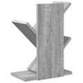 vidaXL Polica na knihy Tree 3-podlažná 30 x 18 x 40 cm Sivý Sonoma