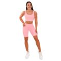 Dámske šortky Biker pink - GymBeam, veľkosť XXL, veľkosť oblečenia XXL