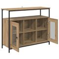 vidaXL Servírovacia skriňa Remeselný dub 100 x 35 x 80 cm