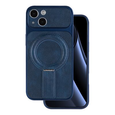 Púzdro Luxgrip Mag pre iPhone 15 6,1" tmavo modrá