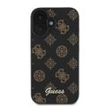Obal Guess pre iPhone 16 6,1" GUHMP16SPGPYSK čierny tvrdý obal Peony Script MagSafe