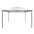vidaXL Altánok 4x4x3 m, biely 180 g/m²