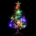 vidaXL Umelý osvetlený vianočný stromček s 30 LED zelený 60 cm