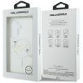 Puzdro Karl Lagerfeld IML KC Script MagSafe pre Samsung Galaxy S26 transparentné