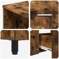 vidaXL Kozmetický stolík do kúpeľne Dymový dub 80 x 35 x 60 cm