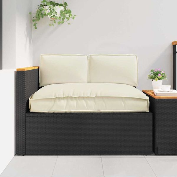 vidaXL Sada vankúšov Oxfordská látka Krémová 120 x 80 x 52 cm