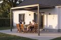 Bioklimatická pergola G21 Trenton 4x3 m, antracitová hliníková