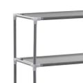 vidaXL Úložný regál nad toaletu s 3 poličkami 53x28x169 cm