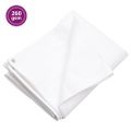 vidaXL Plachta 260 g/m² 3x6 m biela HDPE