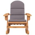 vidaXL Adirondack Hojdacie kreslo s vankúšmi masívne akáciové drevo