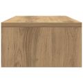 vidaXL Stojan na monitor a zásuvky dub artisian 50x27x15cm komp. drevo