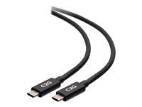 USB4 (40Gbps) - USB kábel - USB-C (samec) na USB-C (samec) - USB 2.0 / USB 3.2 / USB4 / Thunderbolt 3 - 20 V - 5 A - 1 m - reverzibilné konektory, podpora 8K, kontakty pozlátené, USB napájanie (100W) - čierny