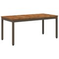 vidaXL Konferenčný stolík Prírodná a kávová 50 x 100,5 x 45 cm